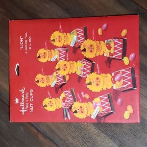 Hallmark NWT Vintage Lion Candy Nut Cups, Set of 3